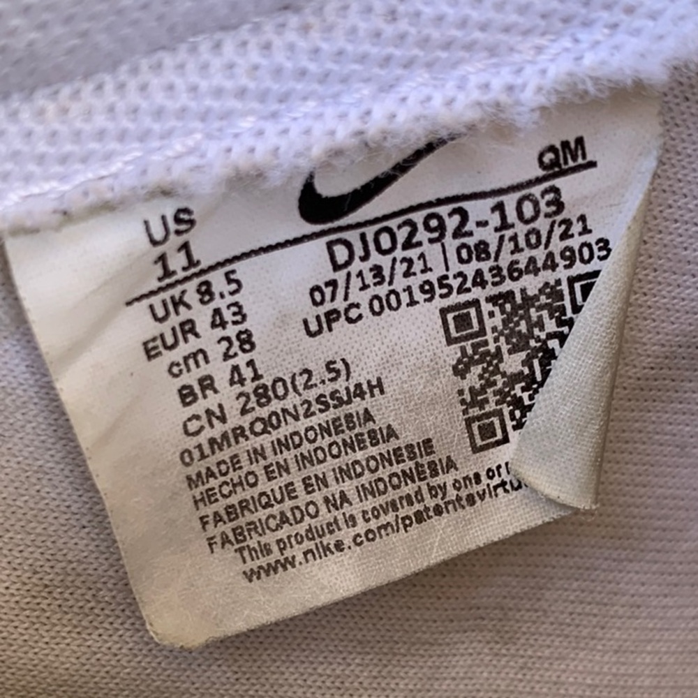 Nike Blazer Low Platform Women's Sneakers White and Pink - Picture 13 of 13